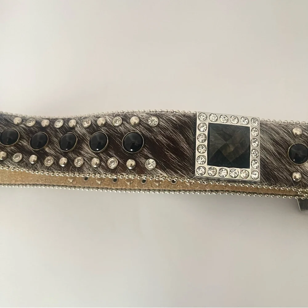 BHW Women’s Cowhide Embellished  Belt